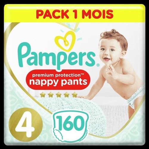 PAMPERS Premium Protection Pants T4 X160 Pack 1 Mois