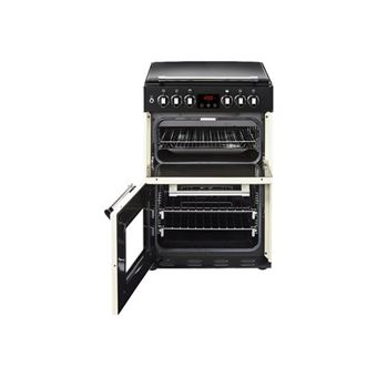 Stoves Richmond 600DF - Cuisinière (four à deux étages) - pose libre - largeur : 60 cm - profondeur : 63.5 cm - hauteur : 90 cm - crème
