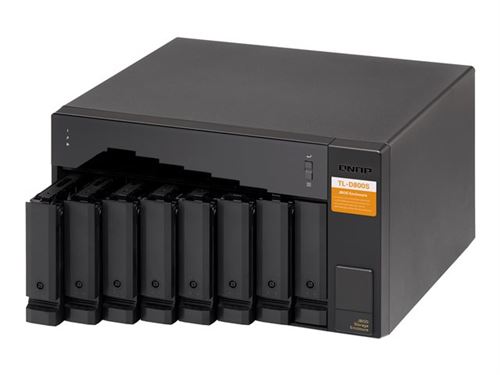 QNAP TL-D800S - Baie de disques - 8 Baies (SATA-600) - SATA 6Gb/s (externe)