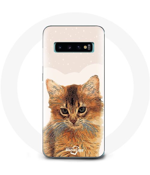 Coque pour Samsung Galaxy S10 Plus Somali Race de chats Maniacase