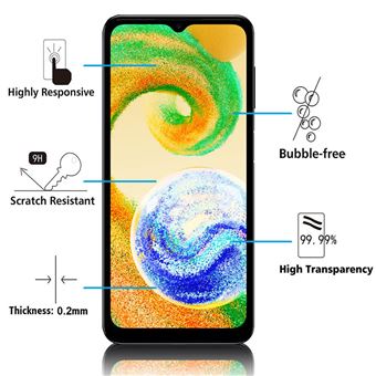 Protection Écran Verre Trempé Contours Noirs Samsung Galaxy A13 4G