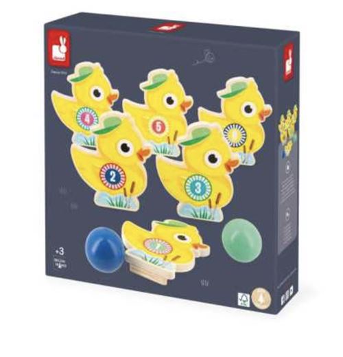 Non Communiqué Multicolore Quilles Canards Applepop - Janod