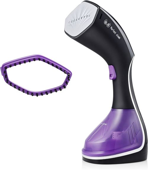 TRISTAR D&eacute;froisseur vapeur 1600W noir / violet / blanc