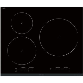 Plaque à induction - Sauter SPI9544B - 3 foyers - 7400 W - Noir