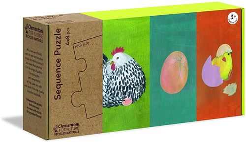 Clementoni puzzle Ferme séquentielle 4 x 8 pièces