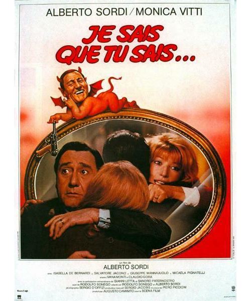 Je Sais que tu Sais… - 1982 - Alberto Sordi / Monica Vitti - AFFICHE