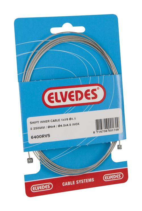 Elvedes câble dérailleur 2.25m Nexus / Suntour / Shimano (6400)