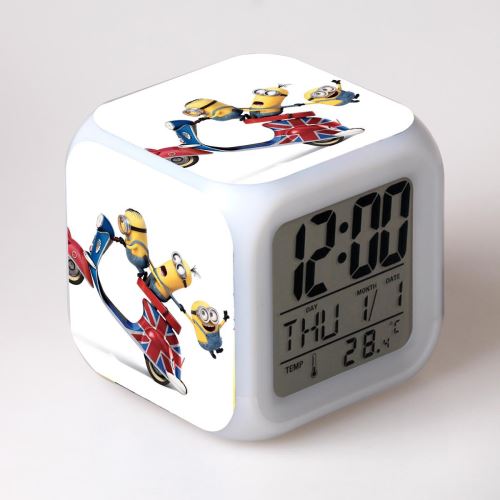 Stack - Réveil enfant - LED - Multifonction - Minions - Image 2