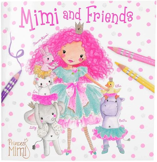 Princess Mimi livre de coloriage et papier 20 cm Friends girls