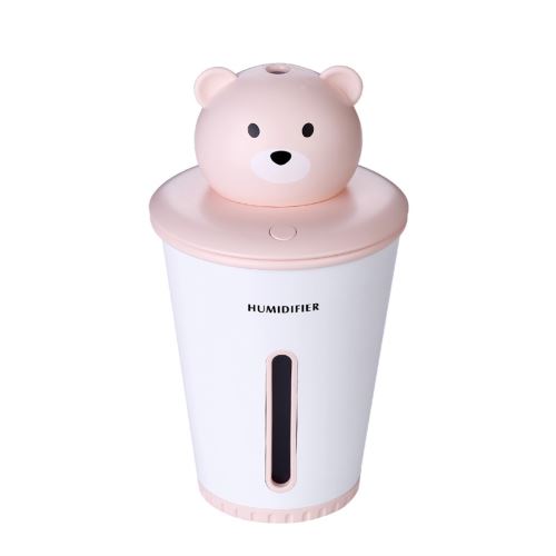 Humidifie Humidificateur Automatique Brouillard Veilleuse Humidificateur Mini Bureau Purificateur D'Air Rose Pl273