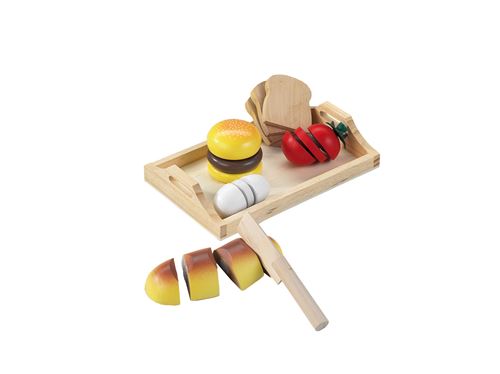 Happy People toy food meal bois 7-pièces