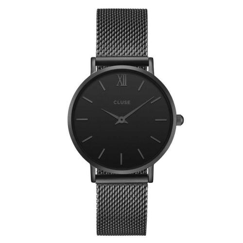 CLUSE Minuit Mesh Full Black 33mm montre CL30011