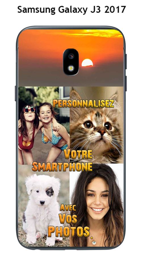 Coque Samsung Galaxy J3 - 2017 design Personnalisée avec VOS photos
