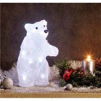 Illumination de Noël - Ours debout lumineux en acrylique ...