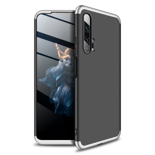 Coque en TPU matte détachable 3 pièces noir/argent pour votre Huawei Honor 20 Pro