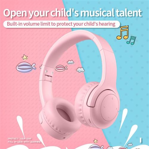 20€02 sur Casque de stéréo pour enfants Bluetooth E61 Gorsun avec volume  limité - vert - Casque audio - Achat & prix