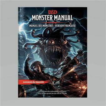 Jeu de rôles Asmodee Manuel des monstres Dungeons & Dragons 5eme édition