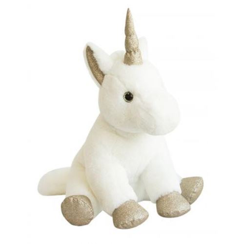 Peluche Histoire d’Ours Licorne 45 cm Blanc