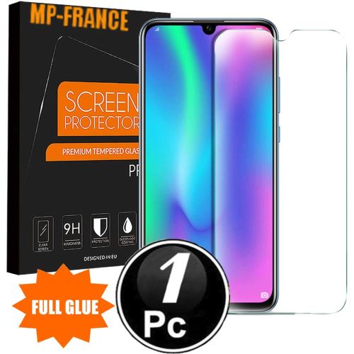 Protection écran pour Honor 10 Lite Verre Trempé Protection Film -Protection Maximale- -Sans Bulles- Lot de X1 Verres full glue Ultra-Clear
