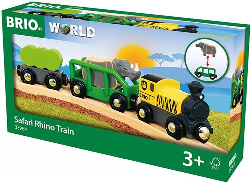 BRIO WORLD Train rhino safari