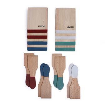 Set d?accessoires pour raclette LIVOO Feel good moments Bois Beige