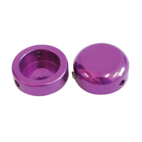 Bouchons d'extrémité de barre BMX Savage en alliage 22.2mm violet
