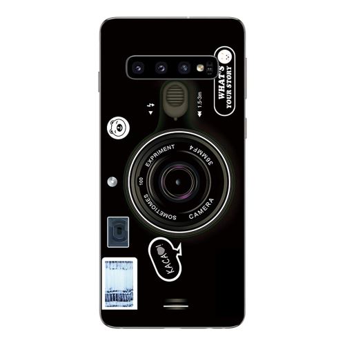 Coque Compatible Samsung Galaxy S10 Plus ( S10 + ) en Gel Souple et Solide avec Impression de qualité (Appareil photo)