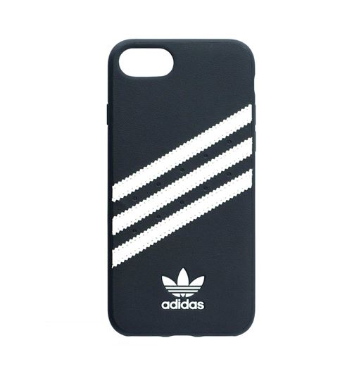Coque pour iPhone 6-7-8 semi-rigide noire Adidas - Amahousse
