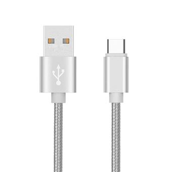 Cable Metal Tresse Type C Xiaomi Mi 8 Chargeur Usb 1m Reversible Connecteur Syncronisation Nylon Argent Chargeur Pour Telephone Mobile Achat Prix Fnac