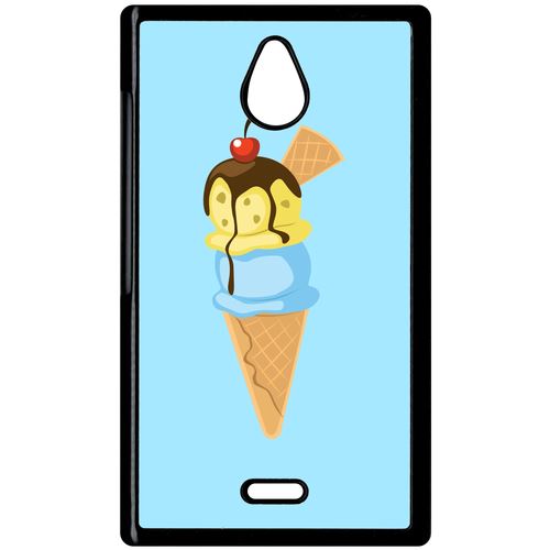 Coque Nokia X1 01 Glace Cornet Bleu
