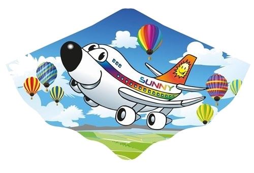 Günther Cerf-volant enfant ligne simple Sunny 76 cm