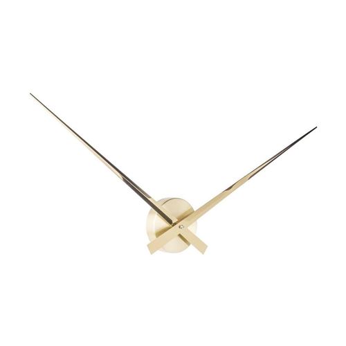 Horloge murale design minimaliste Little Big time - Diam. 90 cm - Doré