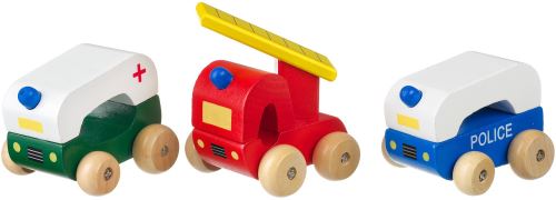 Orange Tree Toys Mes Premiers Véhicules D'Urgence