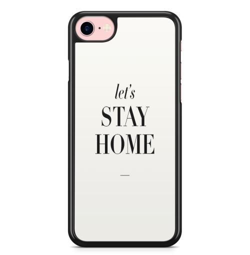 Coque Fifrelin pour iPhone 7 et iPhone 8 Lets stay home citation