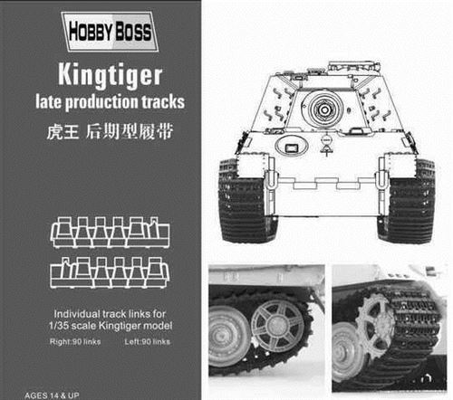 Kingtiger Late Production Tracks - 1:35e - Hobby Boss
