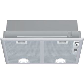 45 69 Sur Siemens Iq300 Lb55565 Hotte Groupe Filtrant Niche Largeur 50 Cm Profondeur 35 Cm Extraction Et Recirculation Avec Kit De Recirculation Supplementaire Argent Metallique Achat Prix Fnac
