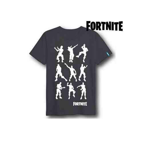 T shirt à manches courtes Enfant Fortnite 75061 Noir (Taille M)