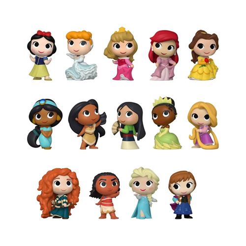 Disney Bitty Pop! 4 mini Pop! Coffret Raiponce Princesses 2,5 cm