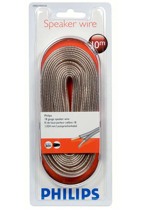 Philips SWA2105W - câble de haut-parleur - 10 m
