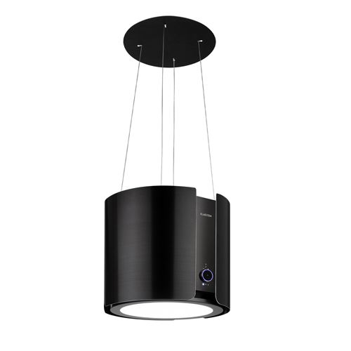 Hotte D'Îlot Skyfall Smart Ø45 Cm Recirculation D'Air 402 M³/H Led Noire