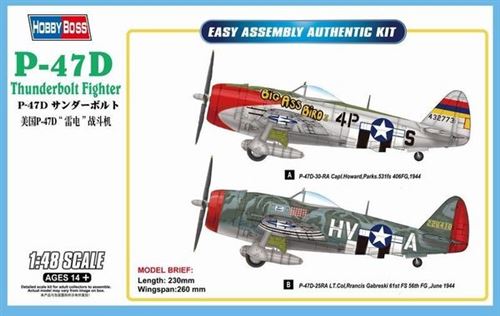 Hobby Boss Maquette Avionâ : P-47D Thunderbolt Fighter - Image 3