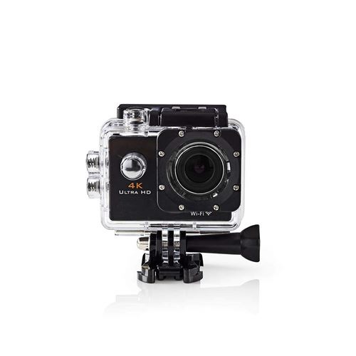 NEDIS ACAM40BK Caméra Embarquée, Ultra HD 4K, Wi-FI, Boîtier étanche