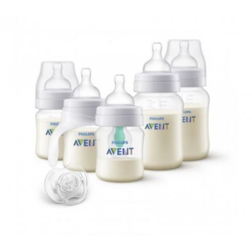 Kit biberons nouveau-né anti-colic airfree tasse - philips avent