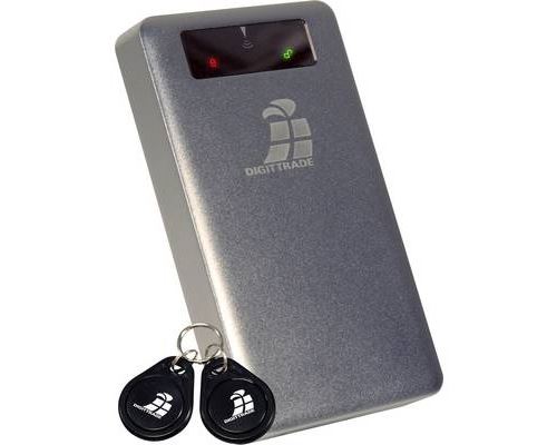 DIGITTRADE RS256 RFID Security - Disque dur - chiffré - 4 To - externe (portable) - 2.5 - USB 3.0 - 5400 tours/min - mémoire tampon : 8 Mo - 256-bit AES-XTS