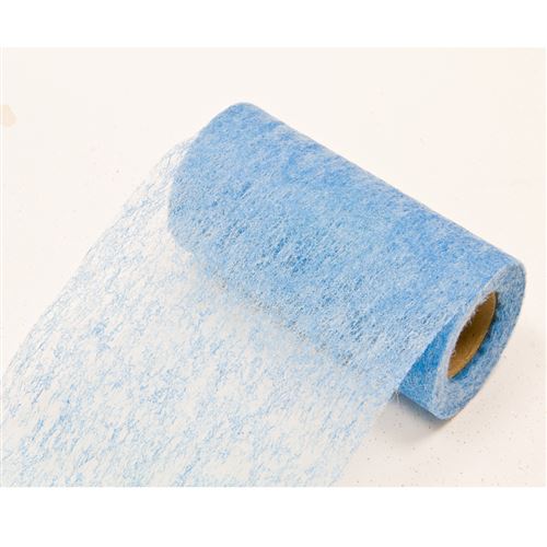 Lot de 10 Rouleaux en tissus non tissé coloris Turquoise - 10 cm x 10 m