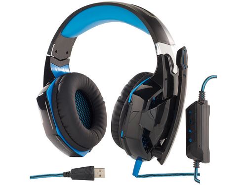 Micro-casque lumineux USB spécial Gaming GHS-250.LED