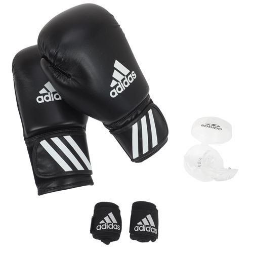 Gants de boxe Doubled adidas Kit de boxe noir Noir taille : 8 réf : 0