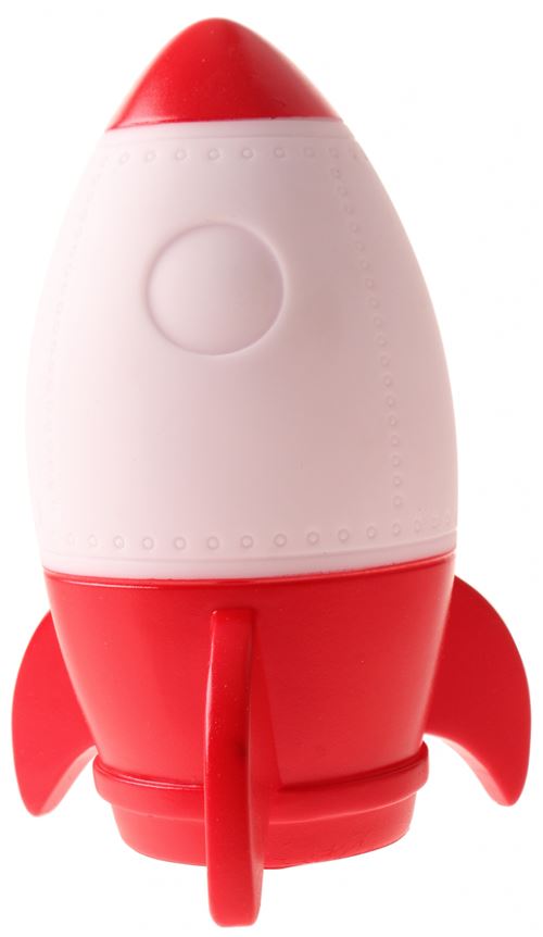 Johntoy nightlight rocket junior 14 cm rouge/blanc