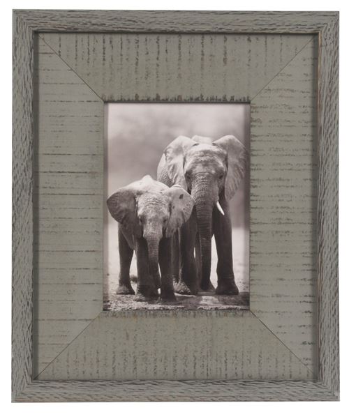 Henzo 8132418 Cadres Photo, Bois, Gris Foncé, 13 x 18 x 2,1 cm