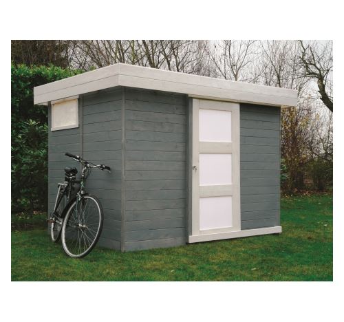 abri jardin bois lund - 5.03 m² - 2672 x 1874 x 2113 mm - 19 mm